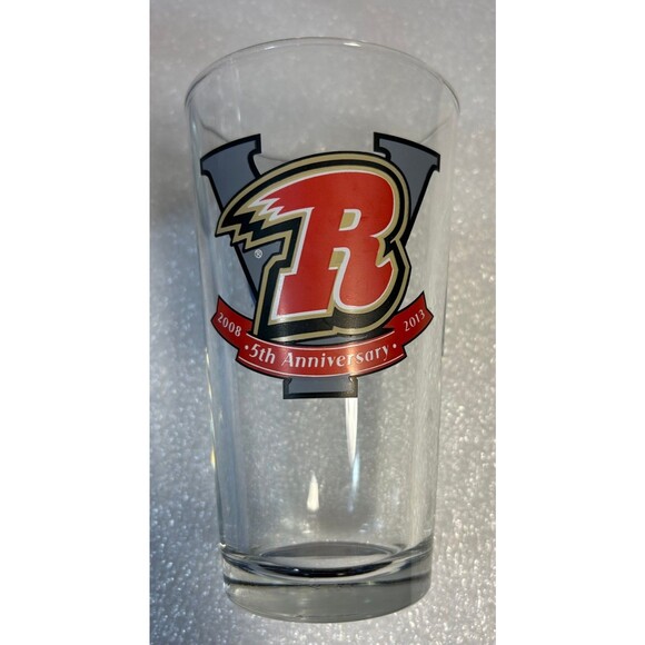 (4)2008-2013  Rapid City Rush 5th Anniversary Miller Lite Beer Glass  16 ounce - Picture 2 of 3